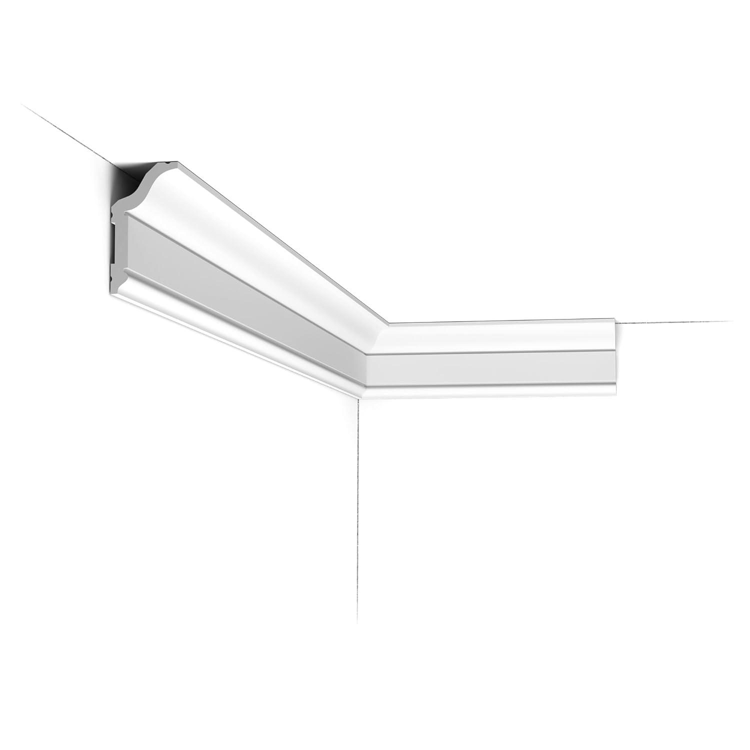 Orac Decor 2.38'' H x 78'' W x 1.25'' D Plastic Crown (Set of 6)