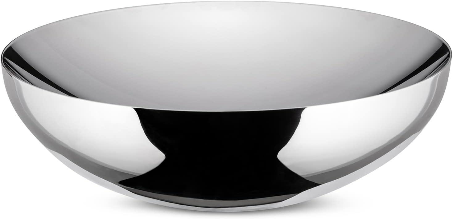 Alessi"Double" Bowl, Large, Silver