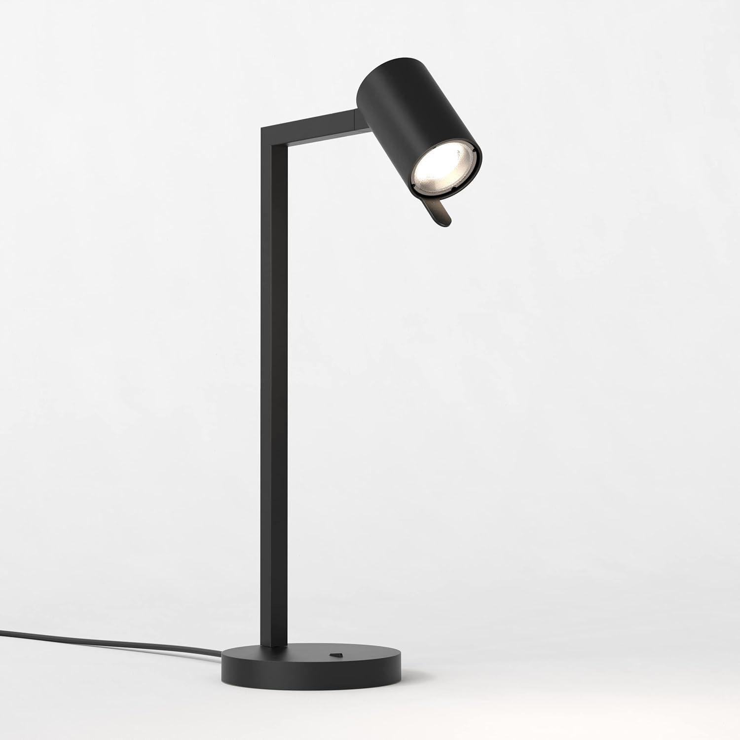 Astro Ascoli Desk Indoor Table Lamp (Matt Black) - Dry Rated - GU10 Lamp, Designed in Britain - 1286135-3 Years Guarantee