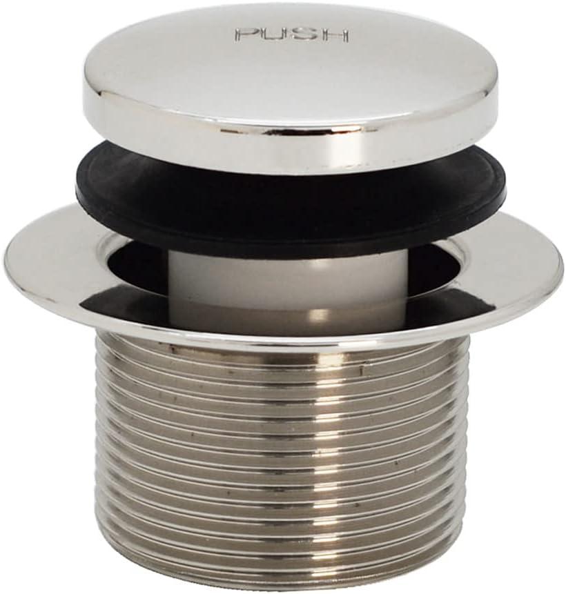 1-1/2" Coarse Thread Tip-Toe Bathtub Leg Drain with One-Hole Overflow