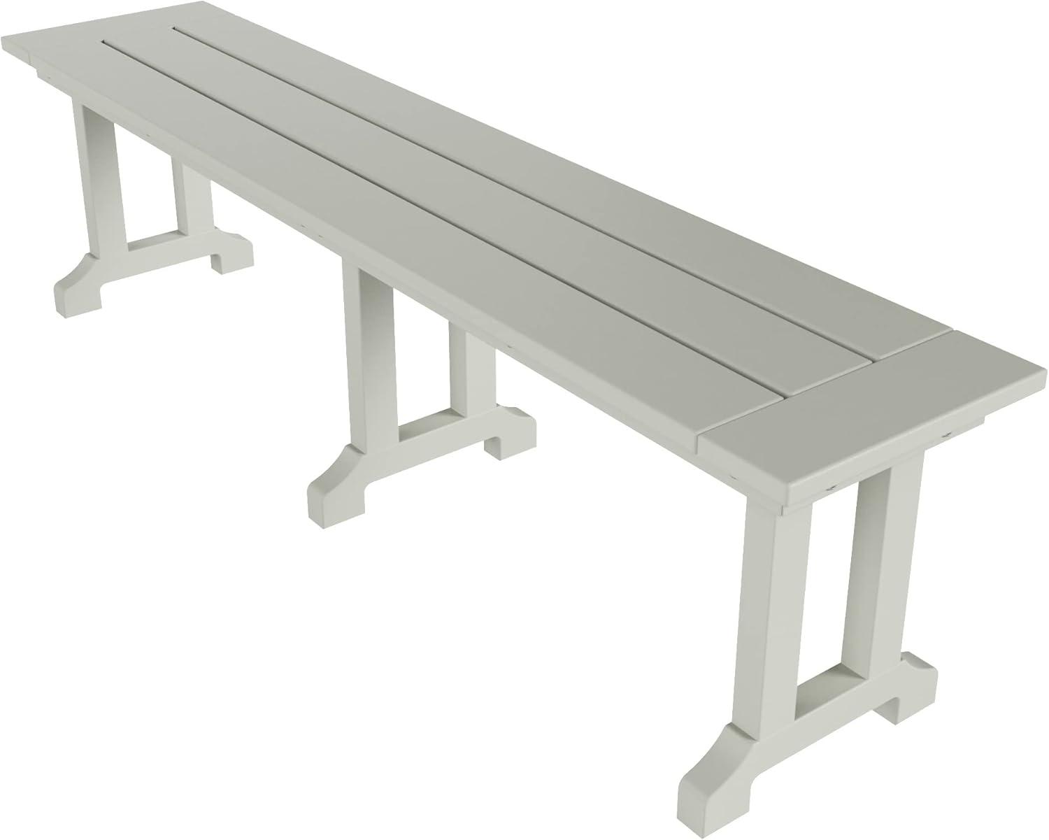 WestinTrends  Outdoor Patio Dining Bench, Sand