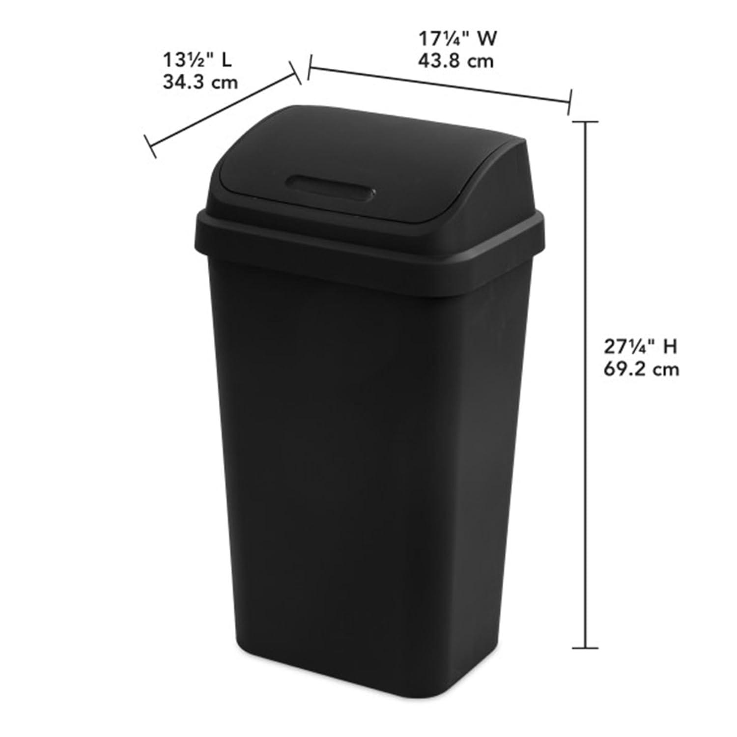 Sterilite 13 Gallon Swing Top Trash Can & Reviews | Wayfair