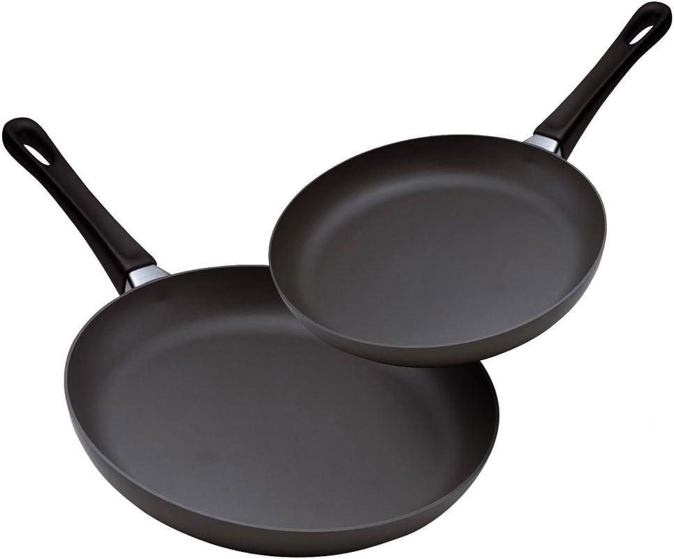 Black Aluminum Non-stick Ceramic Coating Fry Pan Set