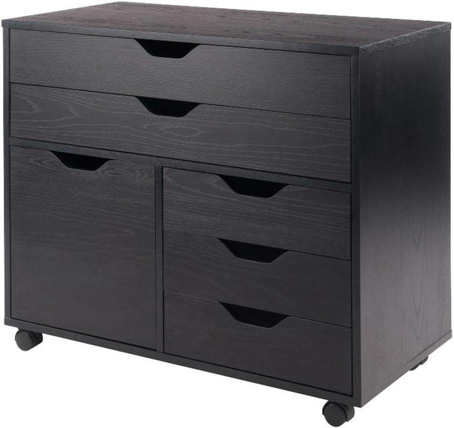 Halifax 3 Section Mobile Storage Cabinet - Winsome