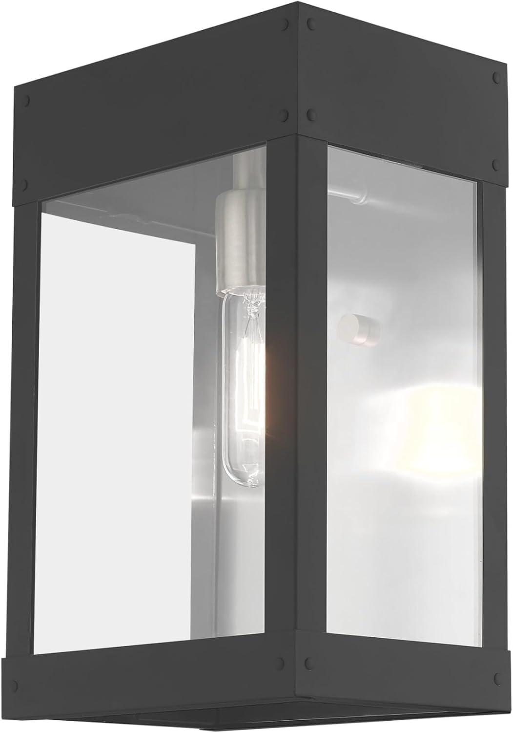 Livex Lighting Barrett 1 - Light Wall Light in  Bronze/Antique Brass