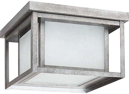 Vermont Seeded Square Outdoor Flush Mount