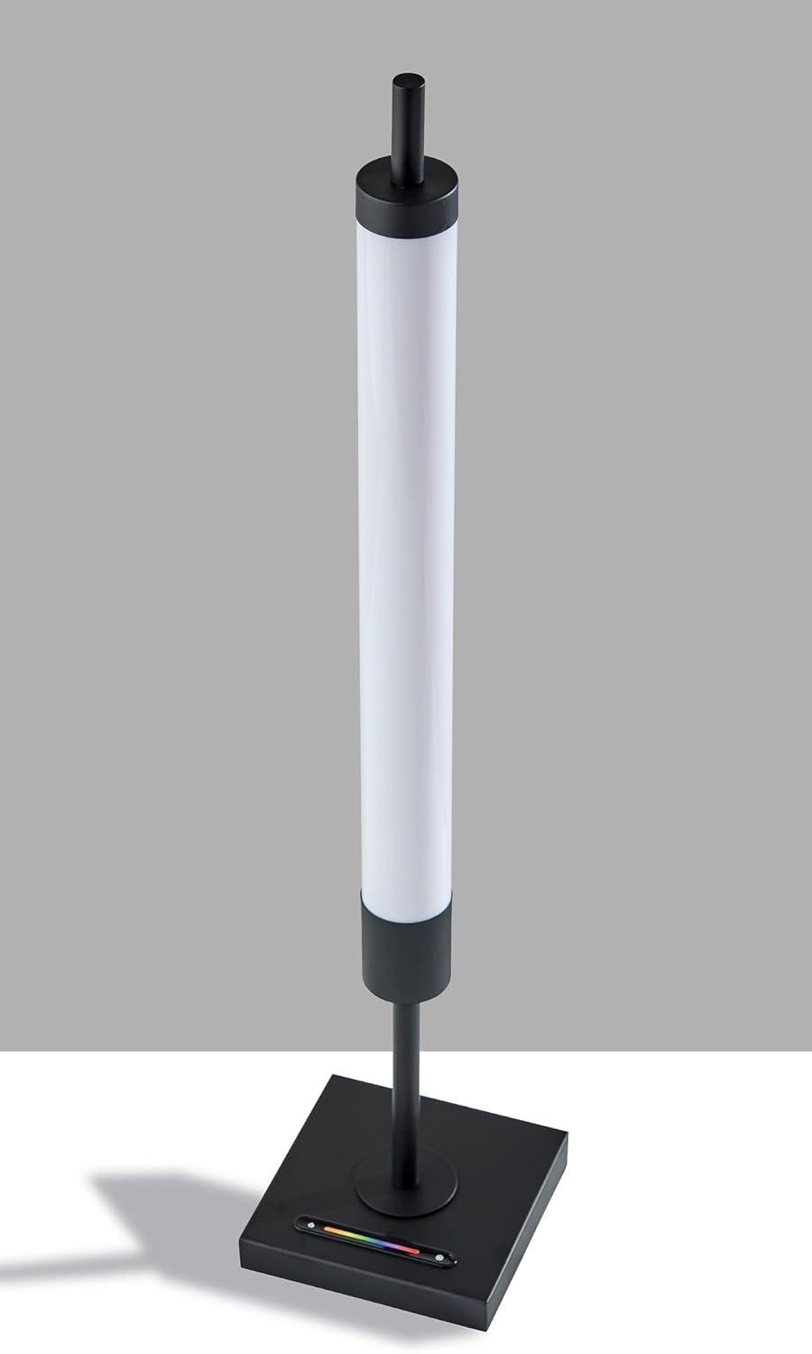 Collin LED Table Lamp Black with Touch Switch & RGB Spectrum - Adesso