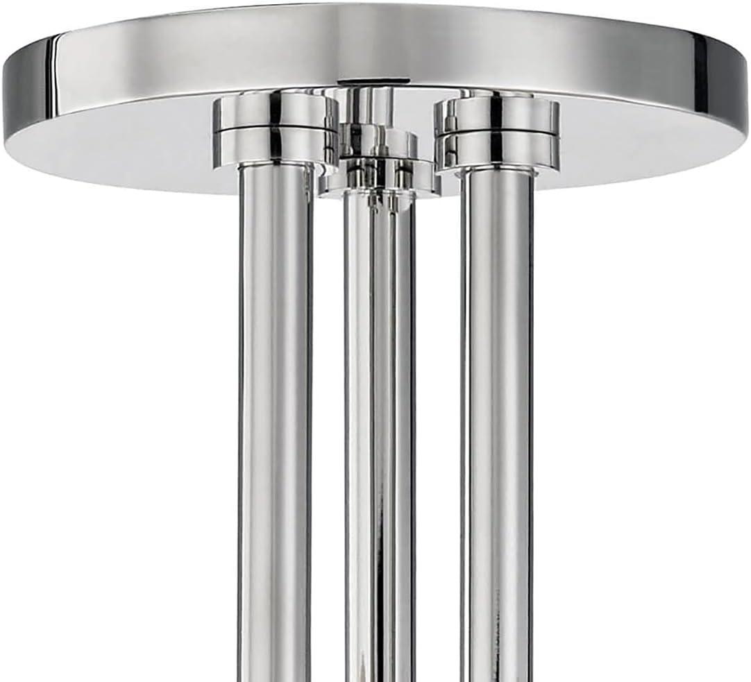 Mitzi Stella 3 - Light Semi-Flush Mount in Old Bronze White Shade