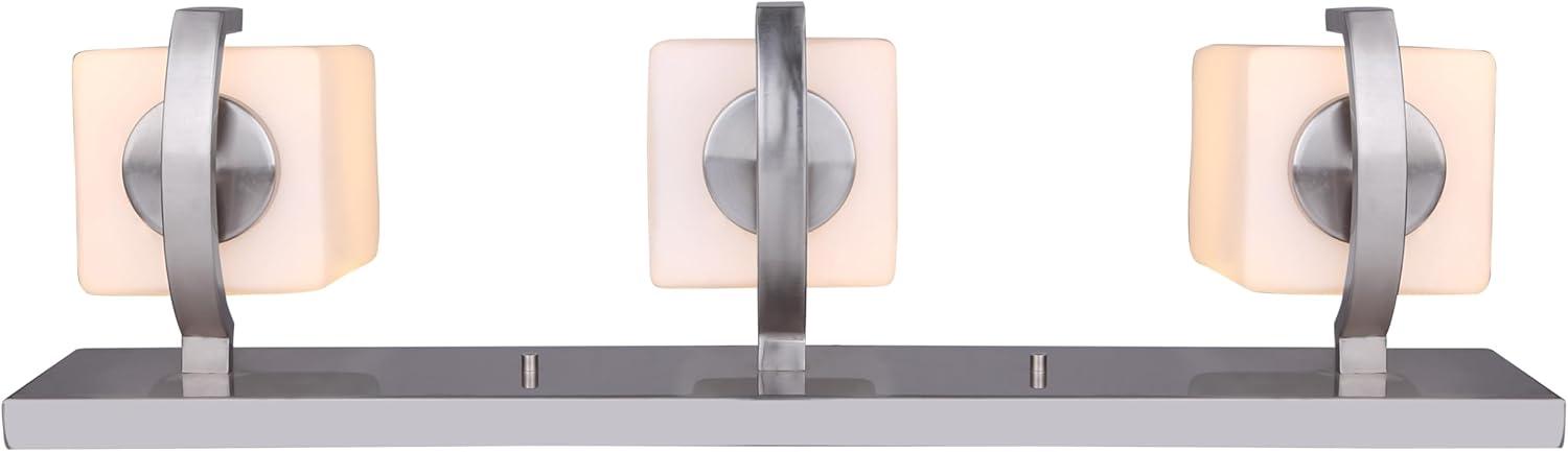 Palmer 3-Light Brushed Nickel Bath Light