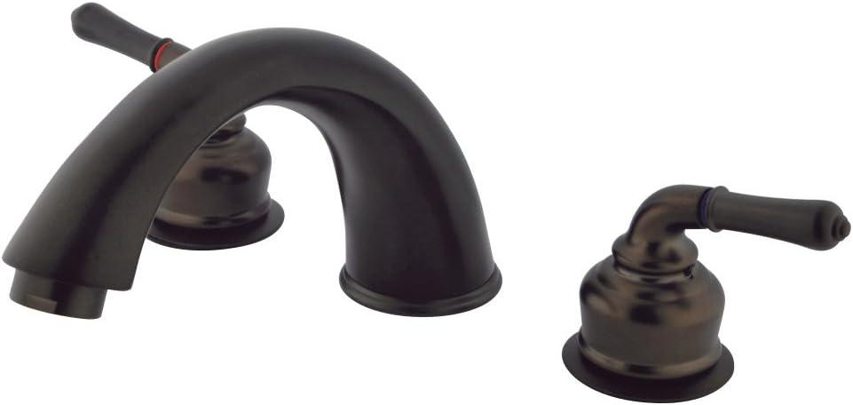 Kingston Brass Magellan Two-Handle 3-Hole Deck Mount Roman Tub Faucet