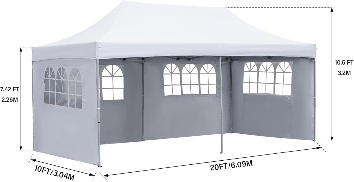 GoDecor 10'x20' Wedding Canopy Tent Gazebo-4 Sides