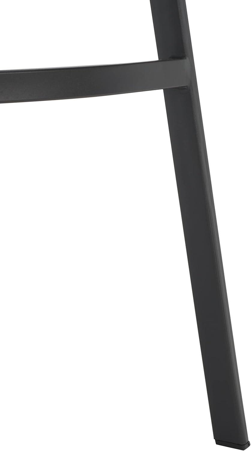 Rhyatte Bar Stool  - BST3018 - Cognac/Black - Safavieh