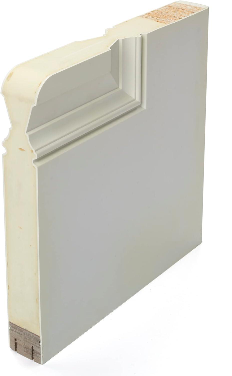 Primed White Composite 6-Panel Right-Hand Inswing Exterior Door