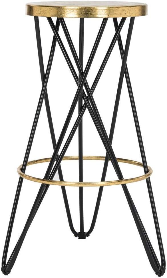 Lorna Gold Leaf Bar Stool  - Safavieh