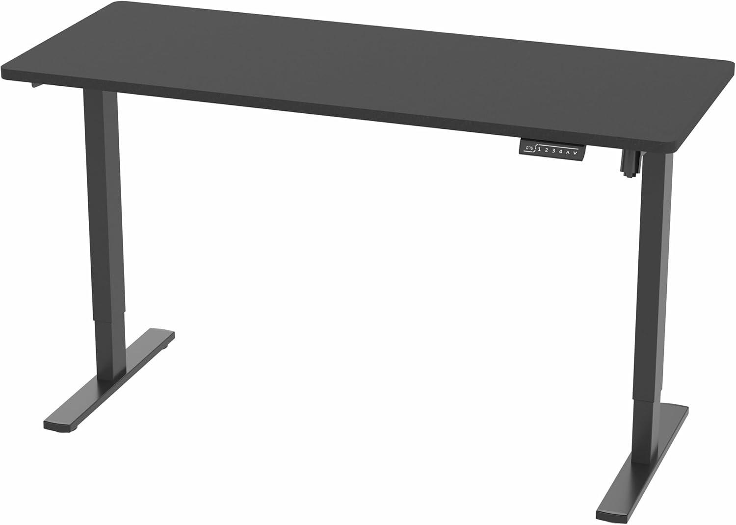 VIVO Single Motor Electric Desk with Push Button Memory Controller