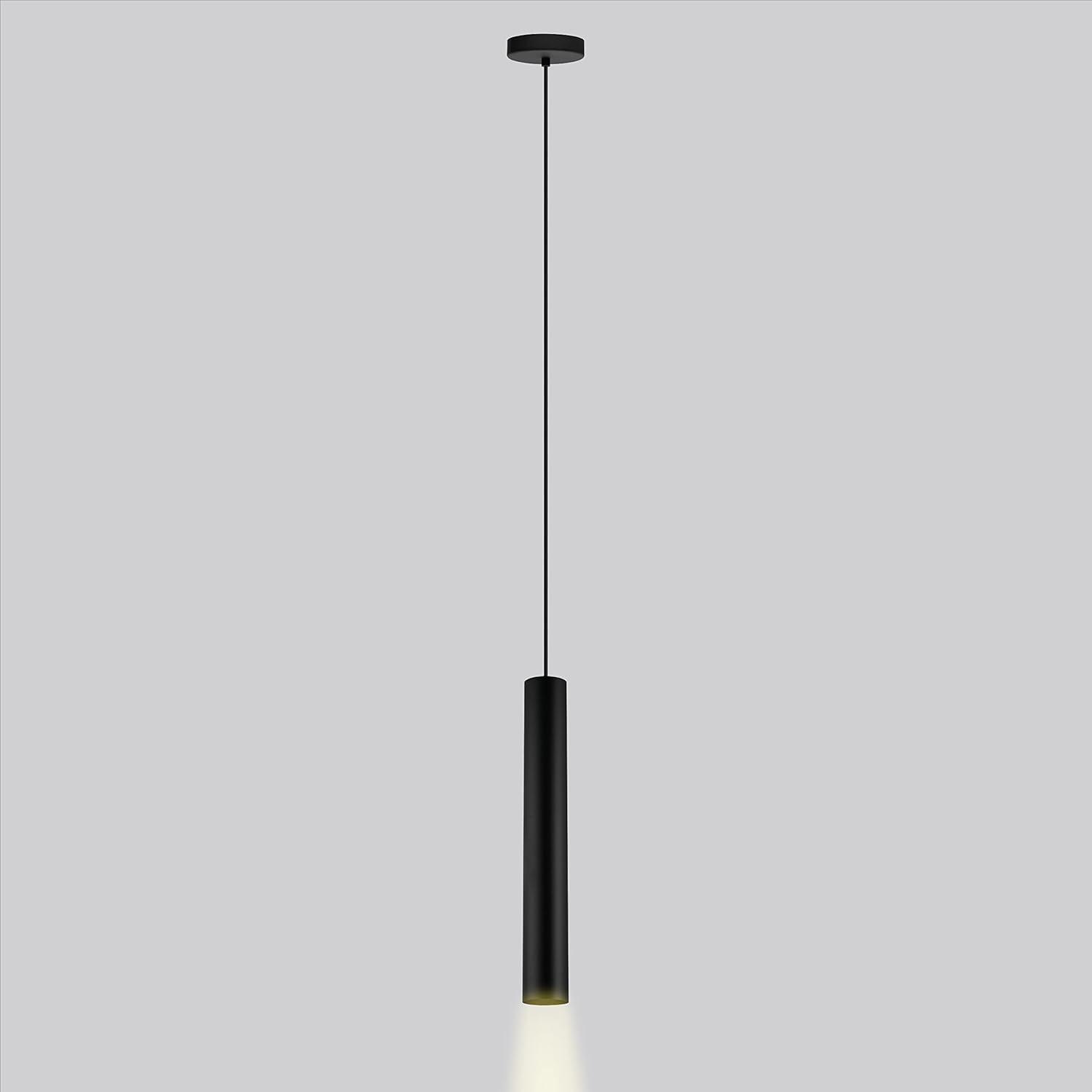 Eglo 62547A Tortoreto 16" Tall 2" Wide Mini Pendant - Black