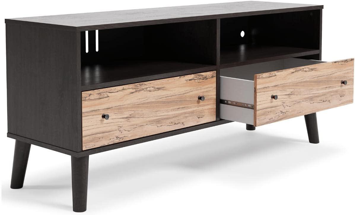 Signature Design by Ashley Contemporary Piperton Medium TV Stand Two-tone