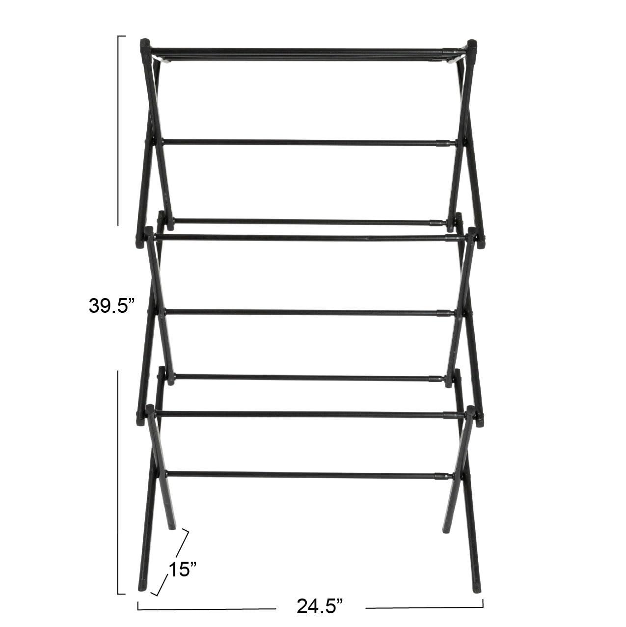 Household Essentials Steel Foldable Accordion Drying Rack