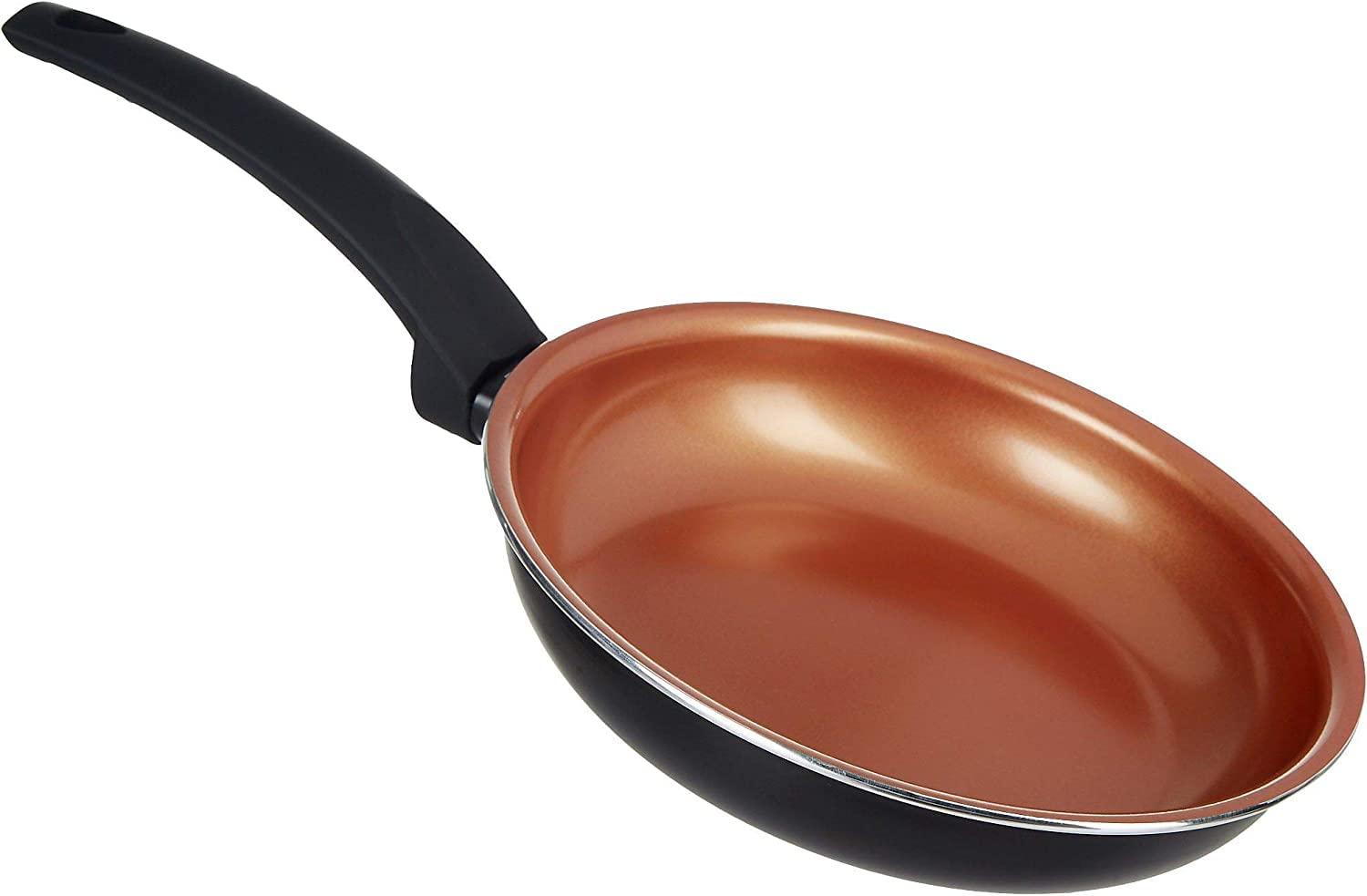IKO 10'' Copper Collection Ceramic Fry Pan One Size Black