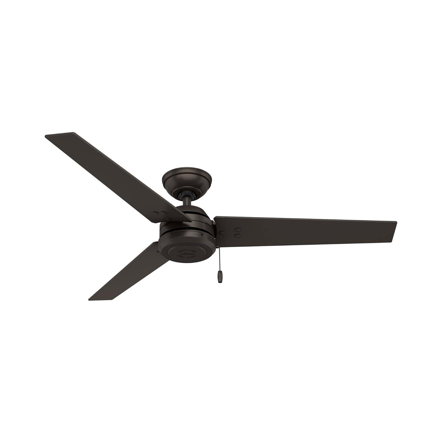 52" Cassius 3 - Blade Outdoor Standard Ceiling Fan with Pull Chain