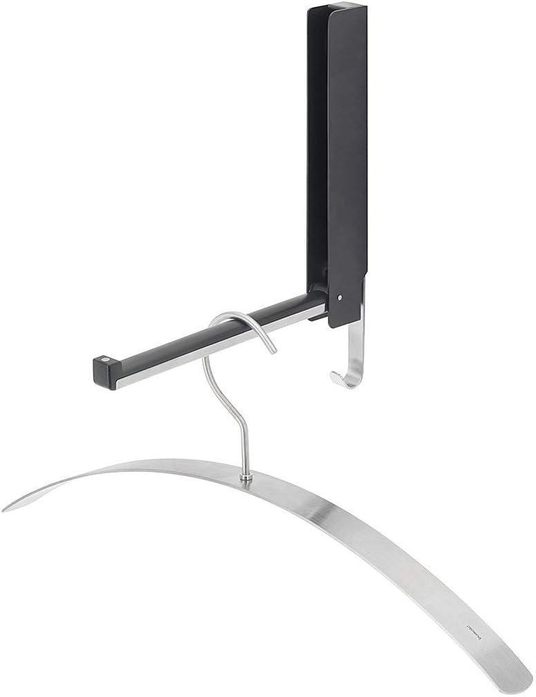 Lanca Black and Silver Flip-Down Wall Hook