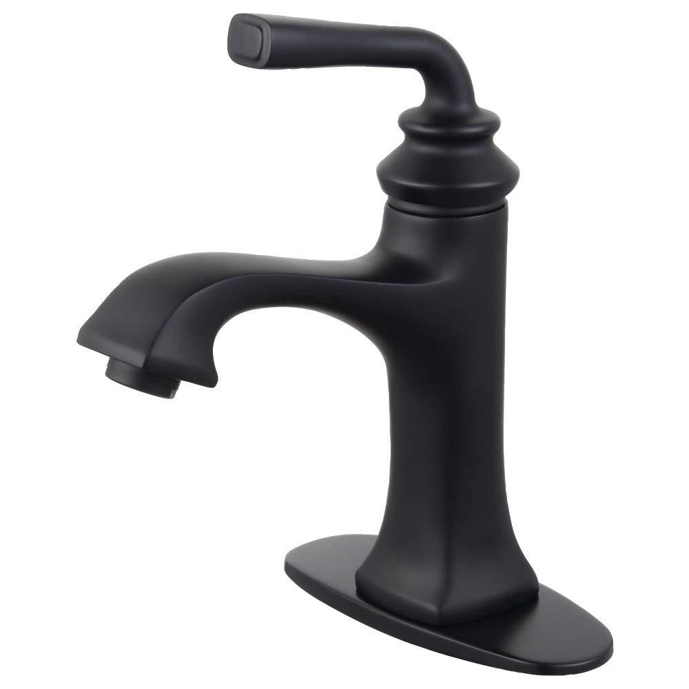 Kingston Brass Kingston Brass Restoration Single-Handle 1-Hole Deck Mount Bathroom Faucet with Push Pop-Up LS4428RXL