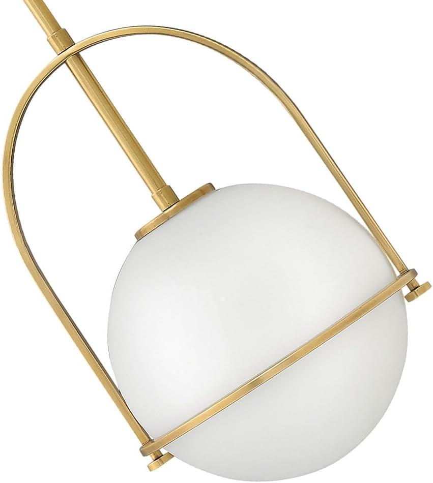 Arie Single Light Glass Dimmable Pendant