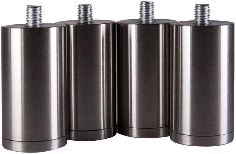 Monoprice Medium Multimedia Desktop Stand, Black Glass 25.6" x 11.0" - Stand & Riser, Desktop TV Stand, Dual Monitors w/ Height Adjustable Legs