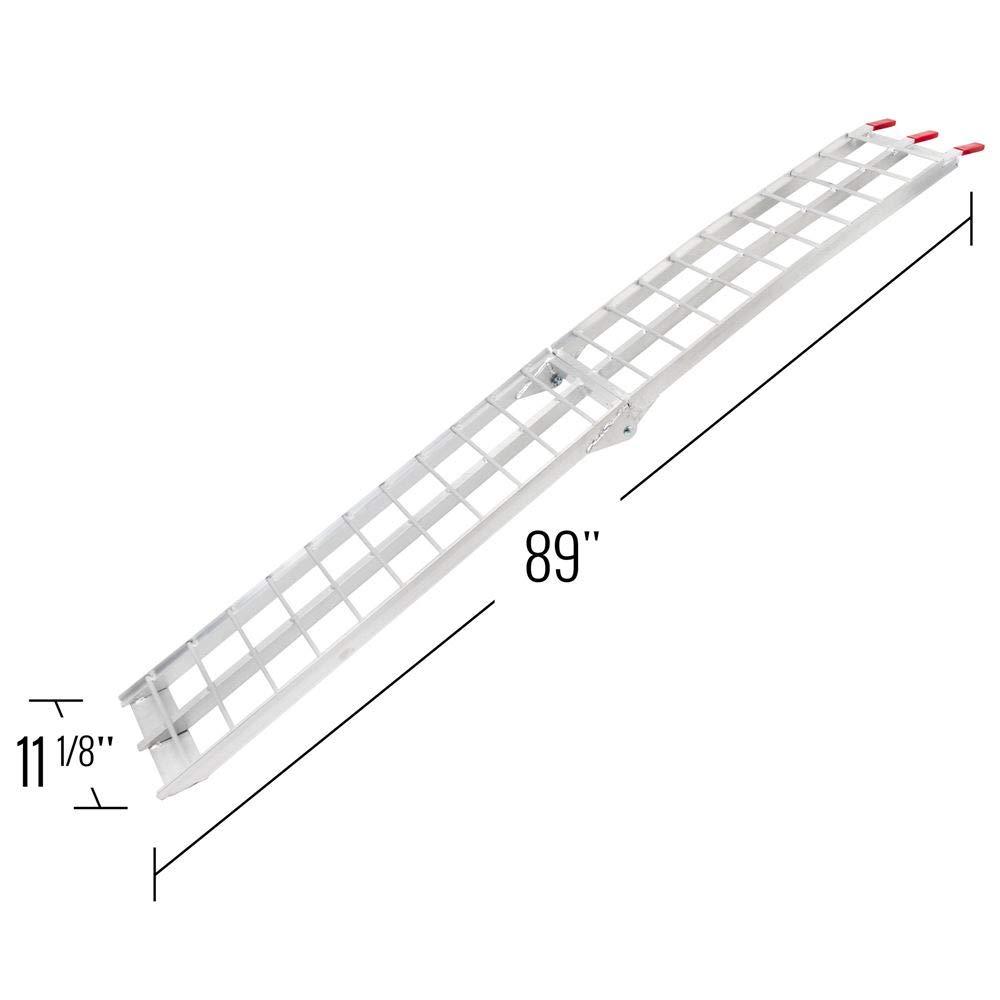 Black Widow AFL-9012 Aluminum 7' 6 Arched Folding Motorcycle Ramp