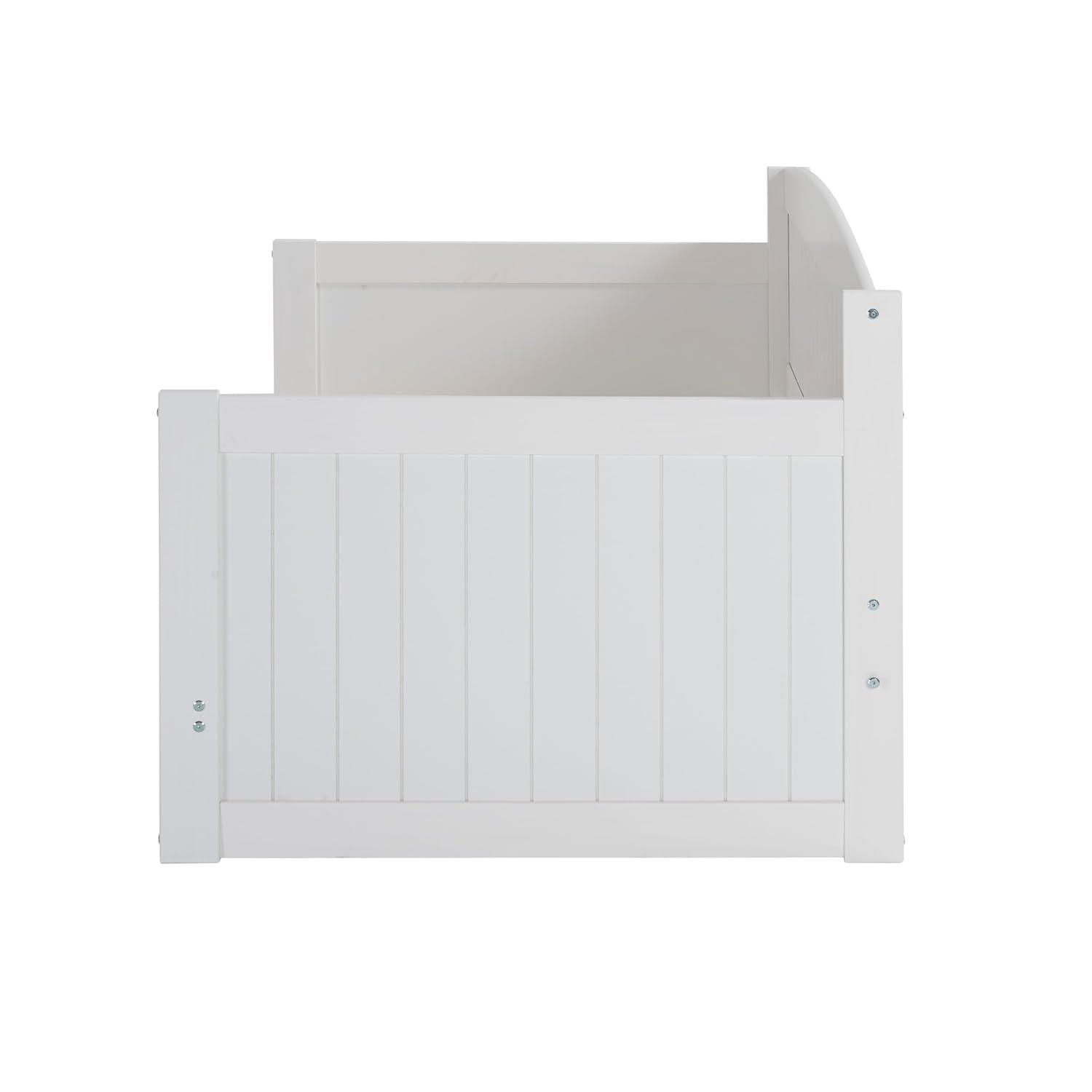 Alaterre Furniture King Harmony Kids' Daybed with Conversion White