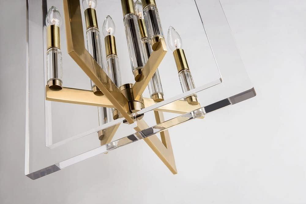 Hudson Valley Lighting Wellington 8 - Light Dimmable Geometric Chandelier