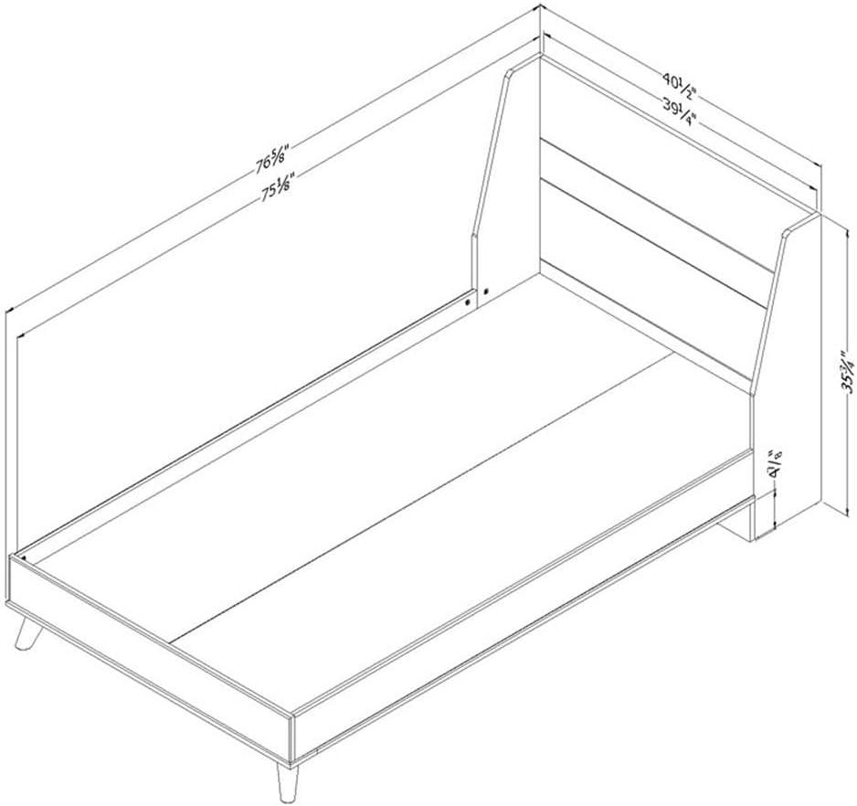 Yodi Platform Bed by South Shore