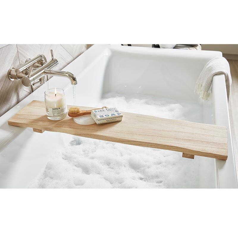 Santa Barbara Design Studio Bathtub Tray Pure Design Wood Bath Board Bathroom Accessories, 32" L x 8" W, Natural
