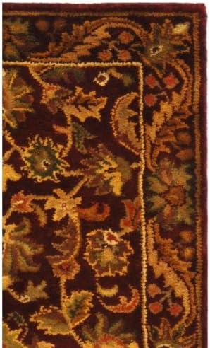 Antiquity AT52 Hand Tufted Indoor Accent Rug - Wine/Gold - 2'x4' - Safavieh