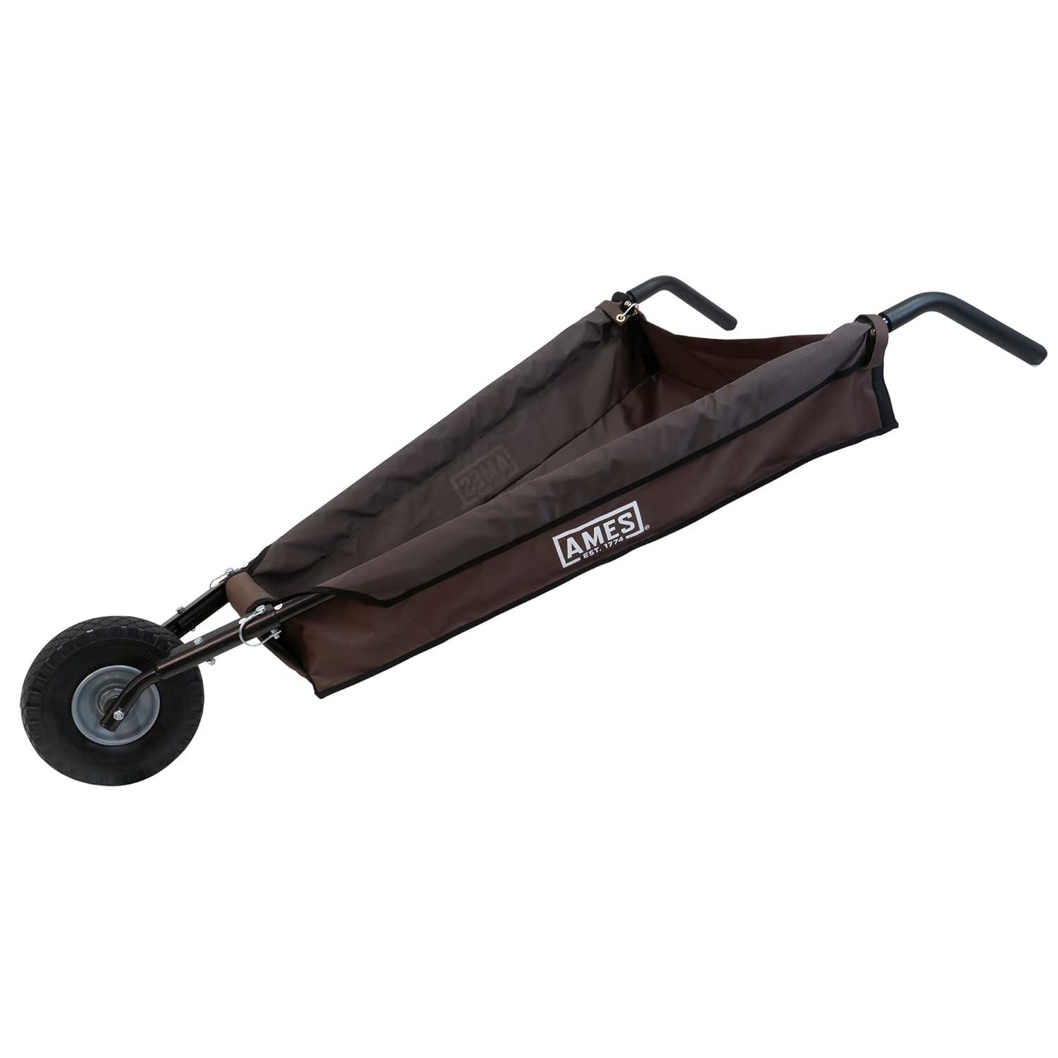 5 cu. ft. Foldable Garden Cart Wheelbarrow - Ames