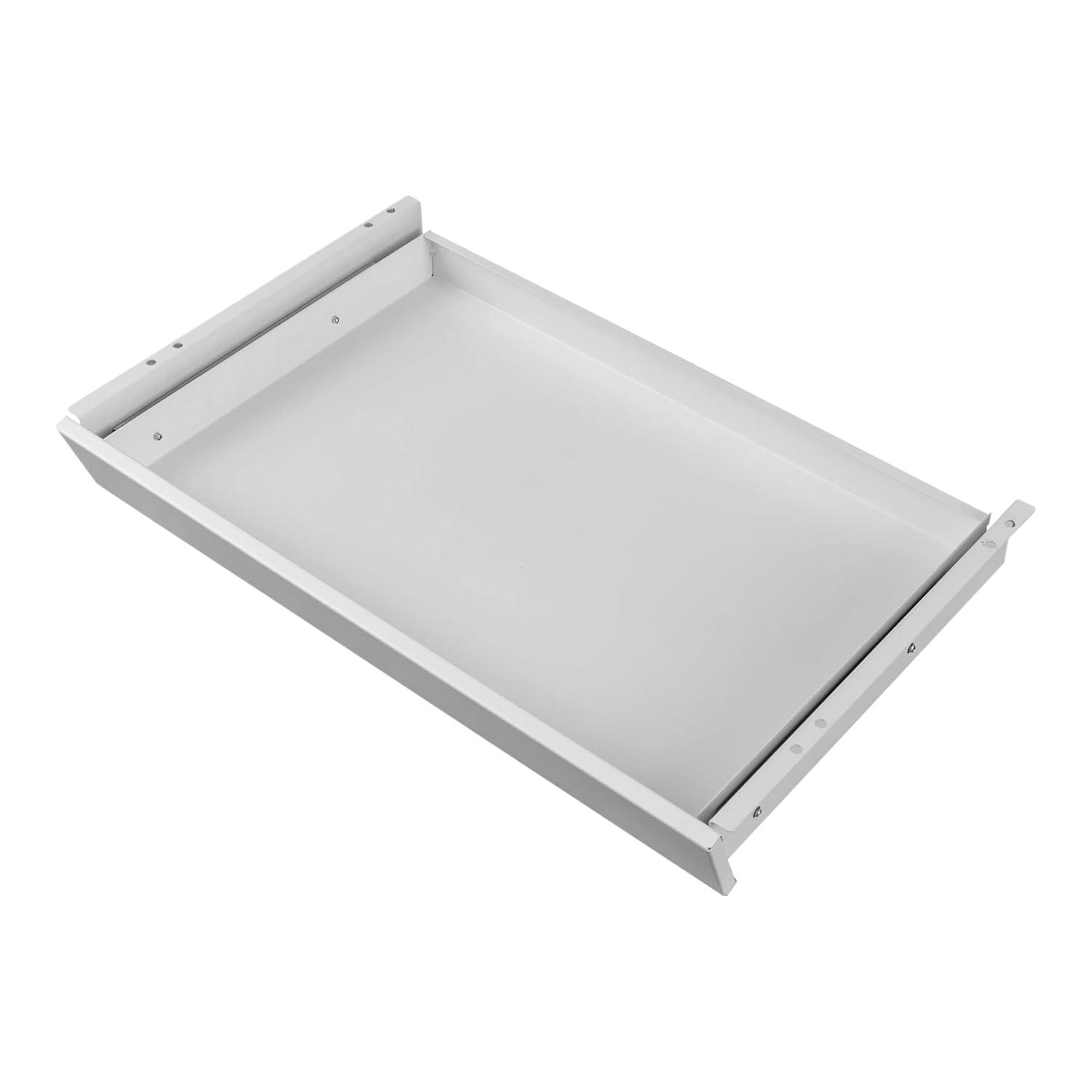 Stand Up Desk Store Add-On Office Sliding Under-Desk Drawer Storage Organizer for Standing Desks | Requires 14" of Front to Back Clearance Beneath