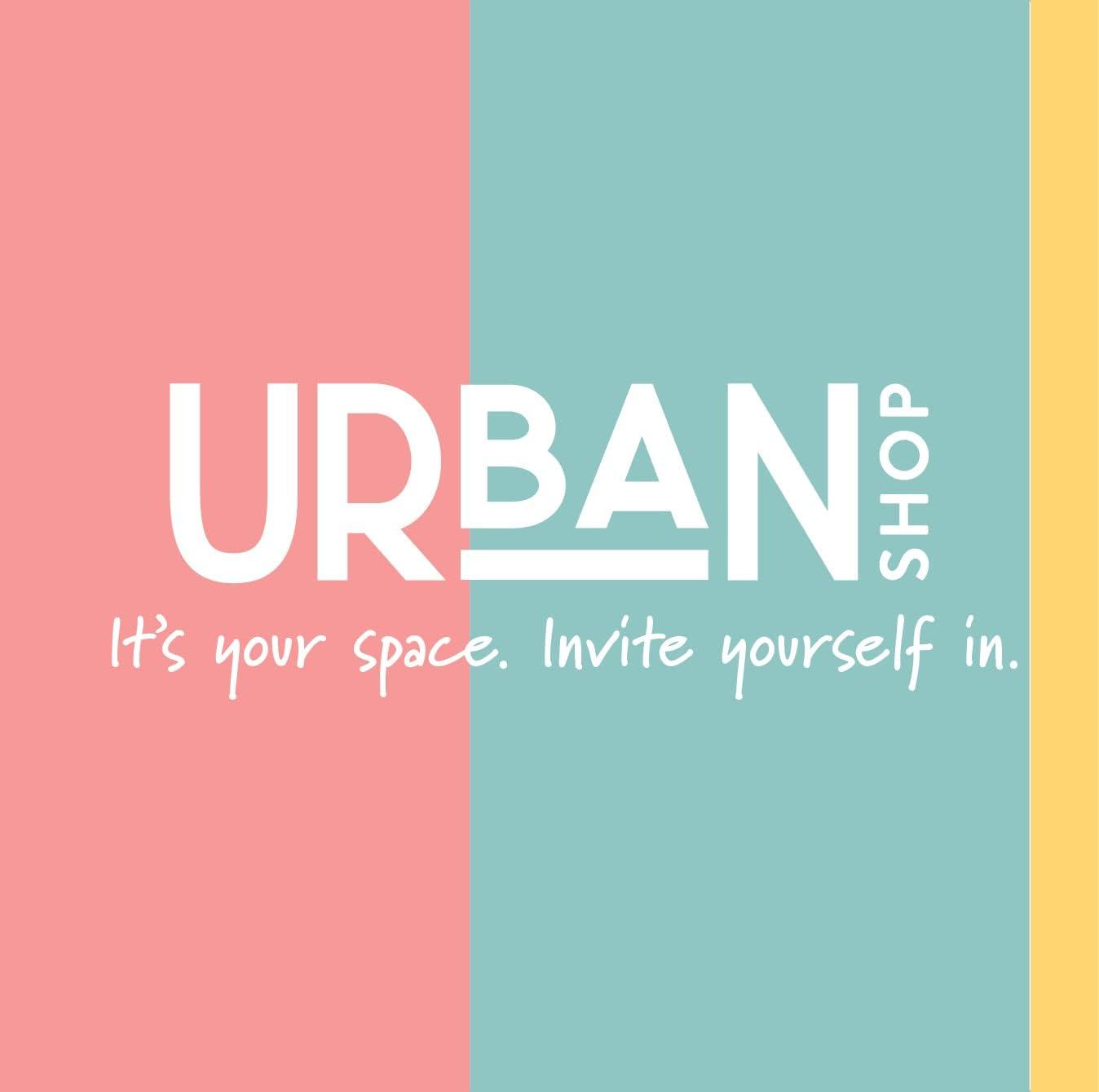 Urban Shop Round Solid Print Polyester Pouf, Blue