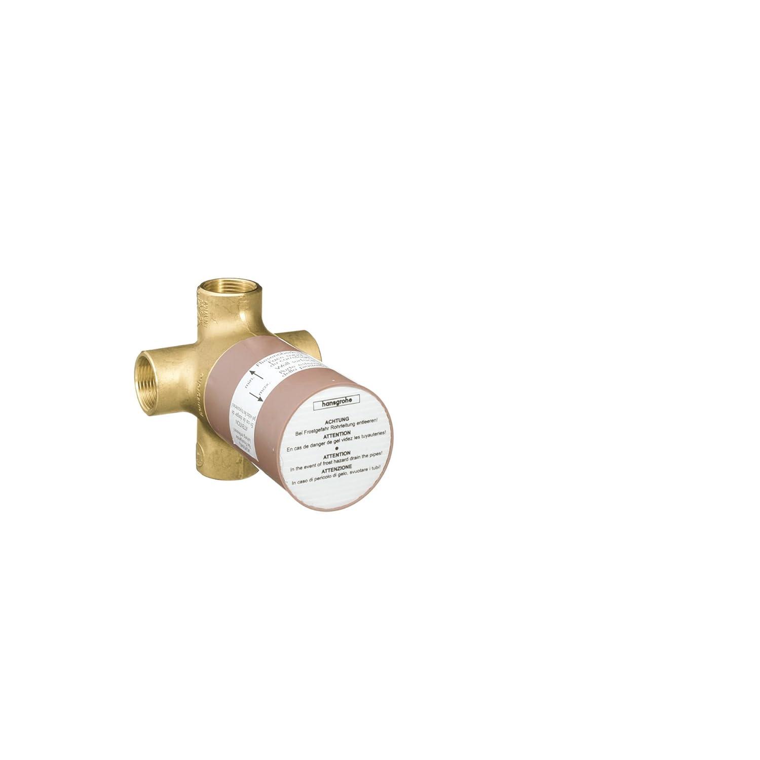 Hansgrohe 15930181 Rough Quattro 3-Way Diverter Valve