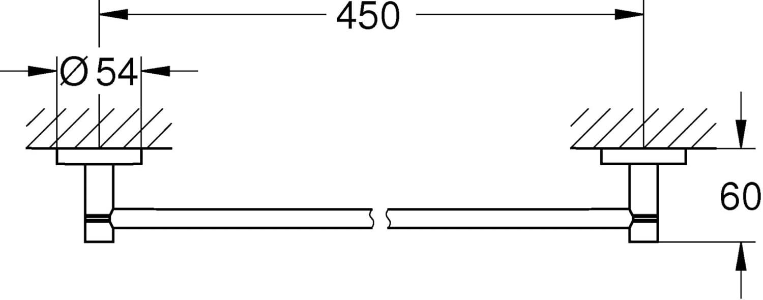 ESSENTIALS 18" Towel Bar