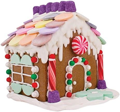 Mini Gingerbread House Set, Two Cookie Cutters with Recipe Card Makes 4-1/2" Tall Gingerbread House by Ann Clark Cookie Cutters