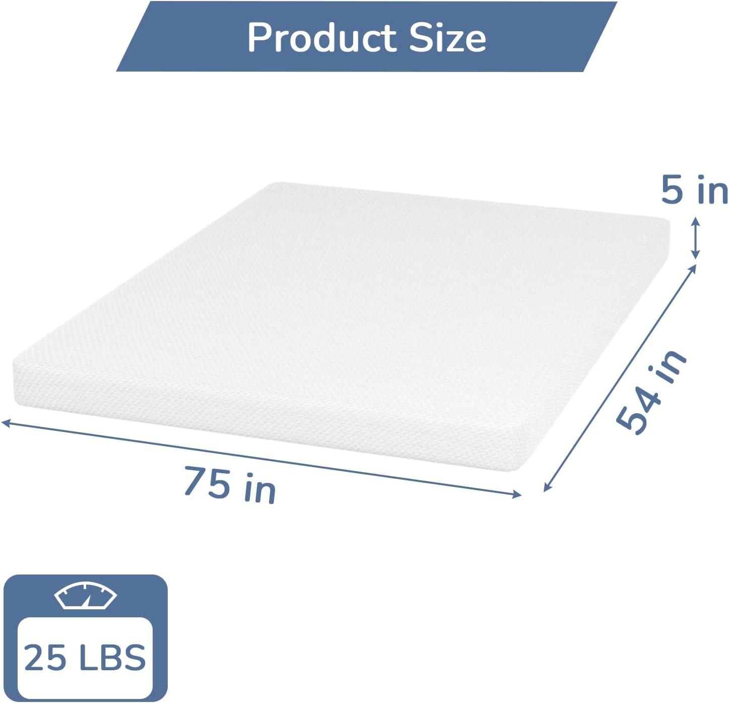 FDW Adult Medium Firm Cooling Full Size Memory Foam Mattresses