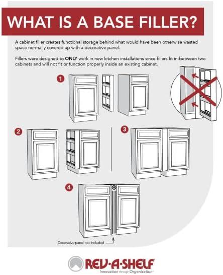 Rev-A-Shelf Rev-A-Shelf Pull Out Kitchen Cabinet Organizer Pantry Spice Rack