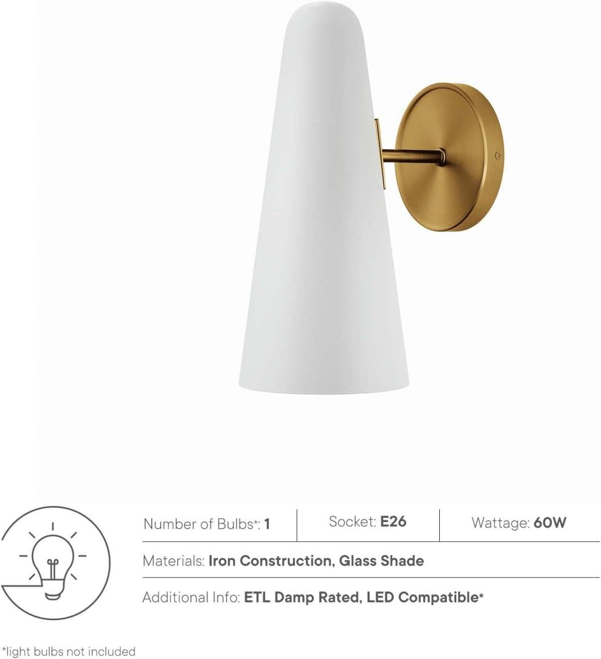 Modway Beacon 1-Light Wall Sconce