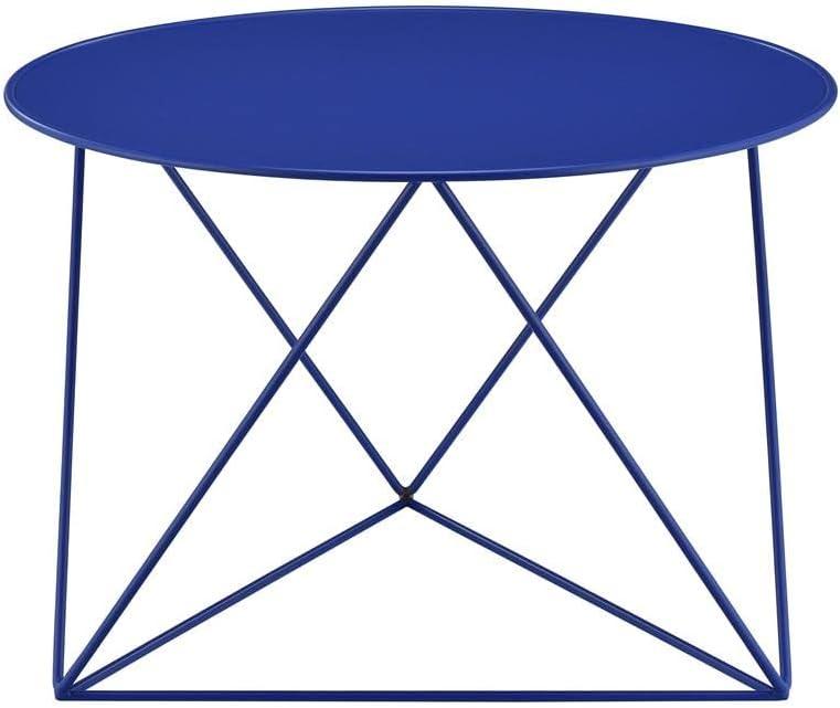 Epidia Accent Table Yellow - Acme Furniture: Modern Geometric Metal Base, 17" High