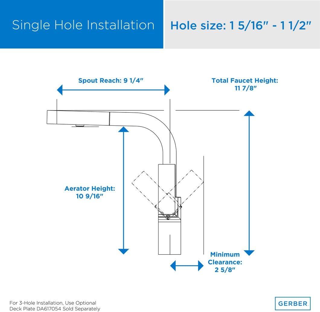 Mid-Town Single Handle Pull-Out Kitchen Faucet