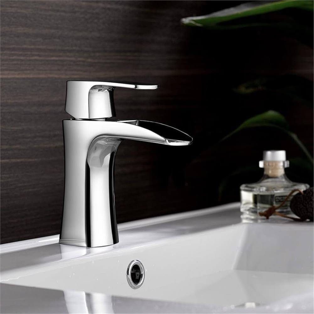 Vinnova Alessandra Single Lever Vessel Bathroom Faucet in Polished Chrome