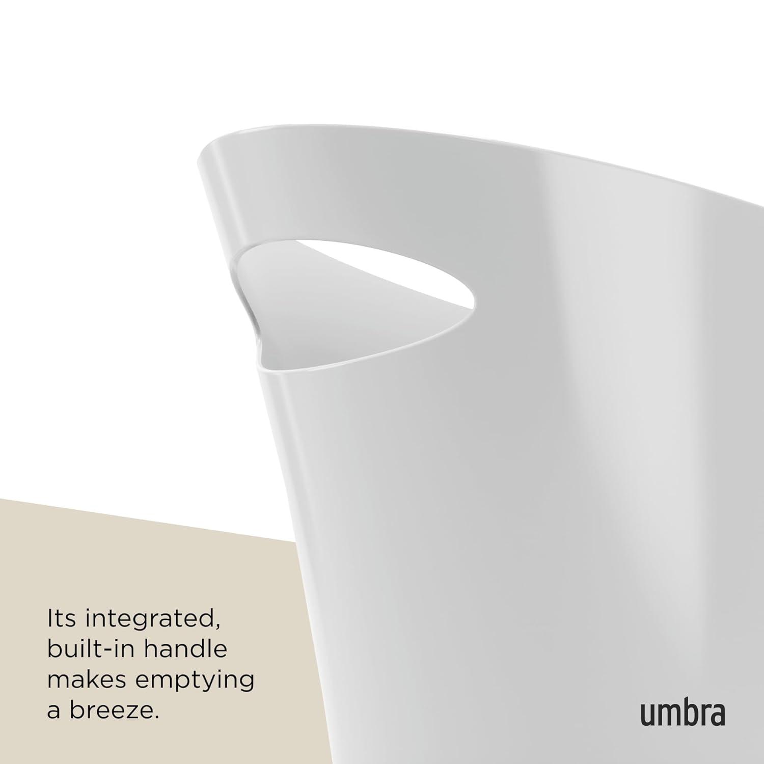 Umbra Skinny Plastic Open Waste Basket - 2 Gallons