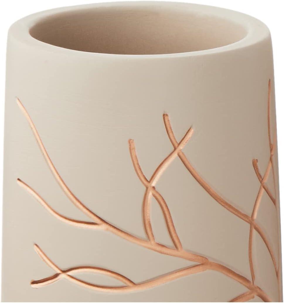 Sweet Home Collection Bathroom Accessories Collection Unique Decorative Beautiful Designs Bath Décor, 4 Piece Set, Branches