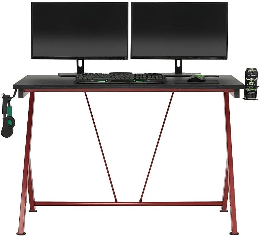 Quest for  PC Gaming, Computer Desk With Charging Station, Cup And Headphone Holder