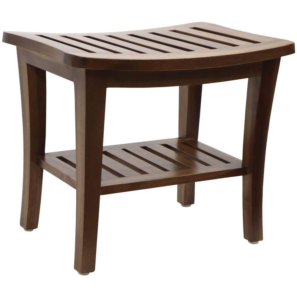 Redmon Teak Collection Bench, 20 x 13.5 x 17.5 Height (5323)